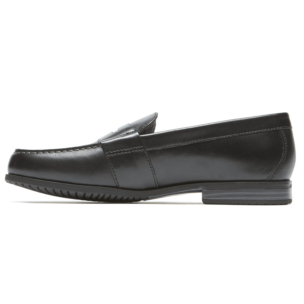 Rockport Loafers For Mens Black - Classic Lite 2 Penny - CB3427658